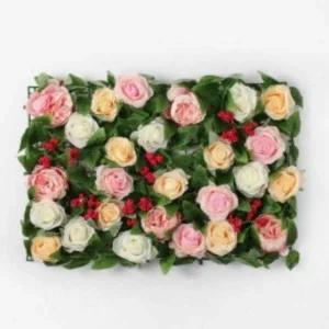 조화 꽃 장식 60x40cm 벽면 결혼식 포토존 인테리어 소품