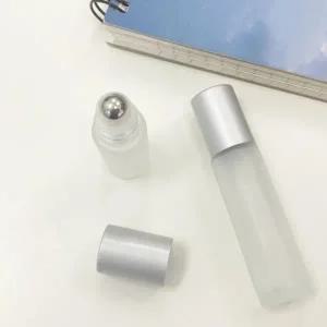 휴대용 소분 컬러 유리 롤온 공병 반투명 화이트 10ml