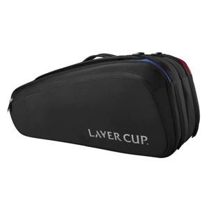 Wilson 2024 더블 데크 9 PK 테니스 가방 슈퍼 투어 Laver 컵 라켓 Backapck Thermoguard가있는 대형