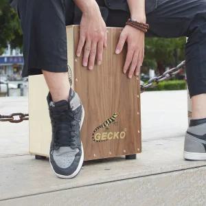 gecko 카혼 드럼박스 스네어 리듬 게코 드러머 CL50 밴드 스틸 손드럼