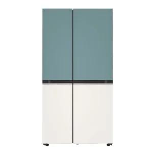LG 디오스 AI 오브제 매직스페이스 양문형 냉장고 1등급 민트 베이지 832L S834MTE011 바름(무료배송)