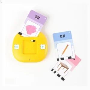빅 튤립 한글 영어 사운드 카드 우리집/교재/교구/놀이/떼기/낱말/학습/유아/단어/유치원/언어/그림/교육