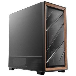 [미국배송] ANTEC 플럭스 SE 방음 측면 패널 PWM 팬 5개 포함 전면 호두나무 타입-C 420MM 라디에이터 및 후면 연결 마더보드 지지대 무음 케이스 중간 E-ATX 타워 PC 케이스