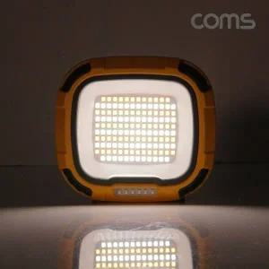 Coms 멀티 LED 랜턴 램프 라이트 충전식 Type C 4단 색상 밝기조절 캠핑등 낚시등 작업등