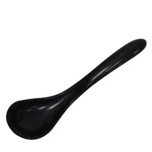우동스푼 블랙 18cm 라멘 짬뽕 국물 숟가락 수저 숟가락 주걱 우동스푼