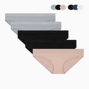 캘빈클라인 언더웨어 여성 에센셜 마이크로 비키니 5PK (2 Color) QP3284O