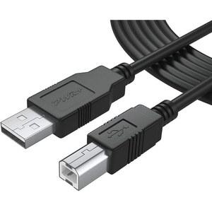 오디오 인터페이스, 미디 키보드, USB 마이크, 믹서, 스피커, 모니터, 악기, 스트로브 라이트 시스템 맥 PC용 12피트 엑스트라 롱 USB-2.0 케이블 타입-A to 타입-B 고속 케이블