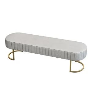 현관벤치 신발장 침대 옆 거실 옷가게 스툴 베드 벤치 벤치 (길이 80cm) - 베이지
