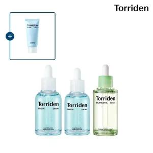 [SET] 토리든 다이브인 저분자 히알루론산 세럼 50ml+40ml+밸런스풀 시카 세럼 50ml (+다이브인 크림 20ml)