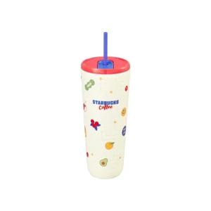 스타벅스 SS 그로서리 마켓 조이 콜드컵 710ml 대용량 빨대 텀블러 각인 차량용