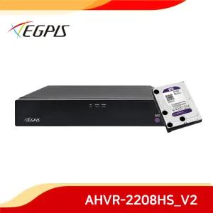 이지피스 AHVR-2208HS_V2 +2TB HDD 210만 화소 8채널 녹화기 + 2TB 포함 CCTV DVR