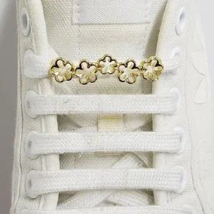 신발장식 신발끈 메탈 버클 장식 꽃-WE407C4