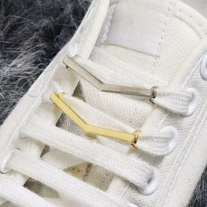 신발장식 신발끈 메탈 버클 장식 브이-WE4071C