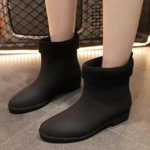 부티 미들힐 롱부츠 봄신발 봄 힐 신상 발목 통굽-WF11029