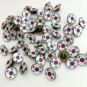 태극기 뱃지 경축일 국경일 브로츠 선물 뺏지-WF0C068