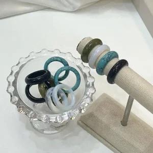 유행 레이어드 마블 소품 원석반지 링 고급 데일리 호-WFFQEAJ