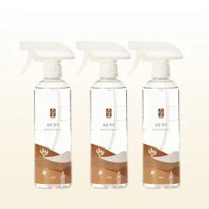 [숲(SOOP)]숲바른 제로클리너 500ml X 3개 뿌리는 소독 스프레이 장난감 토이클리너
