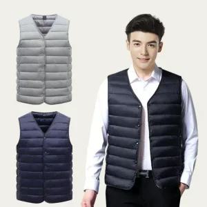 데일리 조끼 회사 초경량 사무실 겨울 베스트 패딩