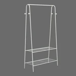[라일리] Rly 투데이룸 2단 선반 행거 80x150cm 화이트