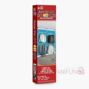 [라일리] Rly 4단 기둥형 옷걸이 폴대 행거 25mm 다용도
