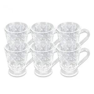 더블 유리잔 밀크저그 샷잔 시럽 소스잔 155ml 6P