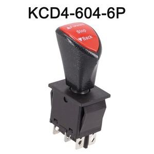 정방향 정지 DPDT 6Pin 래칭 슬라이드 로커 스위치 20A KCD4-604-6P 125V 자동차 액세서리