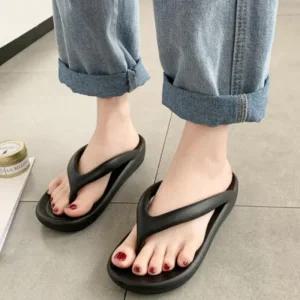 비치 플립 쿠션 슬리퍼 심플 쪼리 데일리