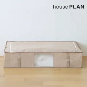AB스토리지 코튼 브라운 언더베드 이불수납 소프트 houseplan 이불 이불정리함 침대정리함
