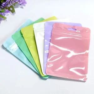 마카롱 파스텔 지퍼백 10.5x15cm 라벤더퍼플 1p (WFK33PN)