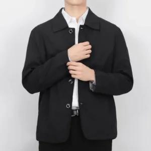 남성 간절기 반코트 트렌치 자켓 가을 점퍼 하프 코트 (WFK3CDF)