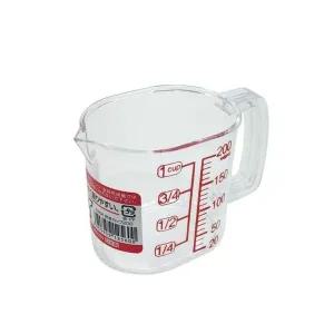 나카야 투명계량컵 200ml 일본 베이킹 눈금 플라스틱