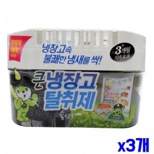불쾌한 냄새 없애는 냉장고 탈취제 420G 숯 X3개 (WFK158B)