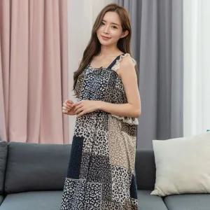 골프샤워가운 호텔샤워가운 여성목욕가운 레오파드 골프가운 샤워가운 골프목욕가운