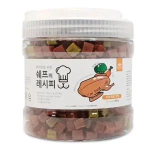 강아지 훈련간식 대용량트릿 오리고기 800g