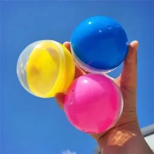 75mm 반투명 뽑기캡슐 3종 파티 행사 가챠 추첨볼 생일파티 야유회 동호회