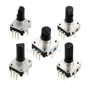 1pc EC12 360 학위 엔코더 RE12 오디오 코딩 3Pin 5Pin 24 위치 푸시 버튼 핸들 12/14/15/20mm