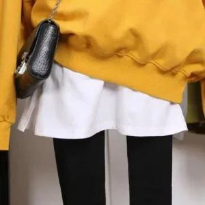 스트릿패션 이너티 레이어드 레이어드티 스커트 페이