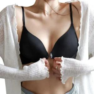ONM 여성 앞후크 뽕브라 가슴 볼륨 백리스 여름 브래지어