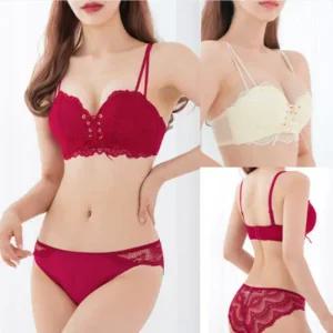 브라세트 브라렛 코르셋브라 볼륨업 뽕브라 노와이어