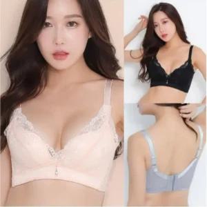 노와이어빅사이즈라인보정넓은밴드브라렛레이스푸쉬업
