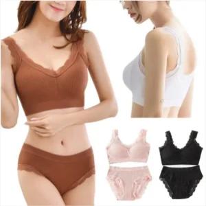 브라렛 뽕브라렛 레이스노후크 볼륨업 노와이어 브라탑 브라렛세트