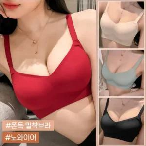 노와이어브라 뽕브라 브라렛 심리스 볼륨업 푸쉬업 수면 사기 밀착 예쁜 편