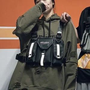 스포츠가방 테크웨어스포츠체스트백(반사블랙)사이클조끼가방