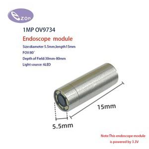 1MP 5.5mm USB 내시경 카메라 FOV80 튜브 프로브 EZ-EN55S-R
