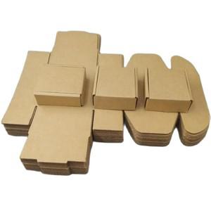 50pcs 15cm 미니 소형 소형 크래프트 종이 상자 갈색 수출 골판지