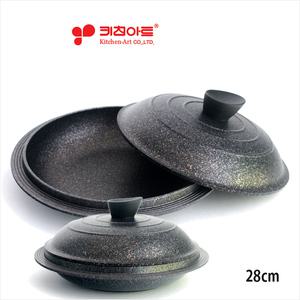 키친아트 전통가마 매직팬28cm/요술팬/가마솥/양수냄비/찜솥