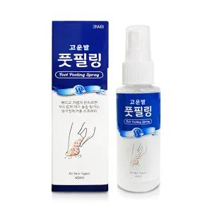 웰빙 고운발 풋필링 40ml 1개 발각질 제거용 스프레이 발관리