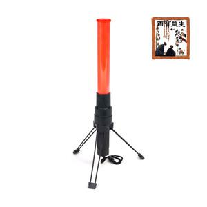 LED 전자 경광봉 삼각대형 신호 안전 유도 봉 건전지별도 