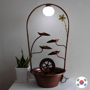 꽃물레방아 LED 동공예 소형 실내분수대 HFS-340
