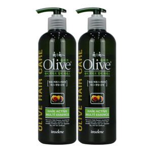 아임세레느 촉촉 올리브 헤어 액티브 멀티 에센스 500ml 2개